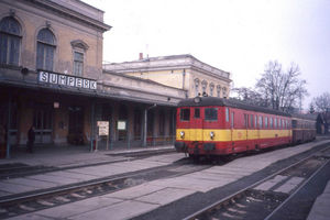 Šumperk  nádraží, Czechoslovakia. Feb 1992
